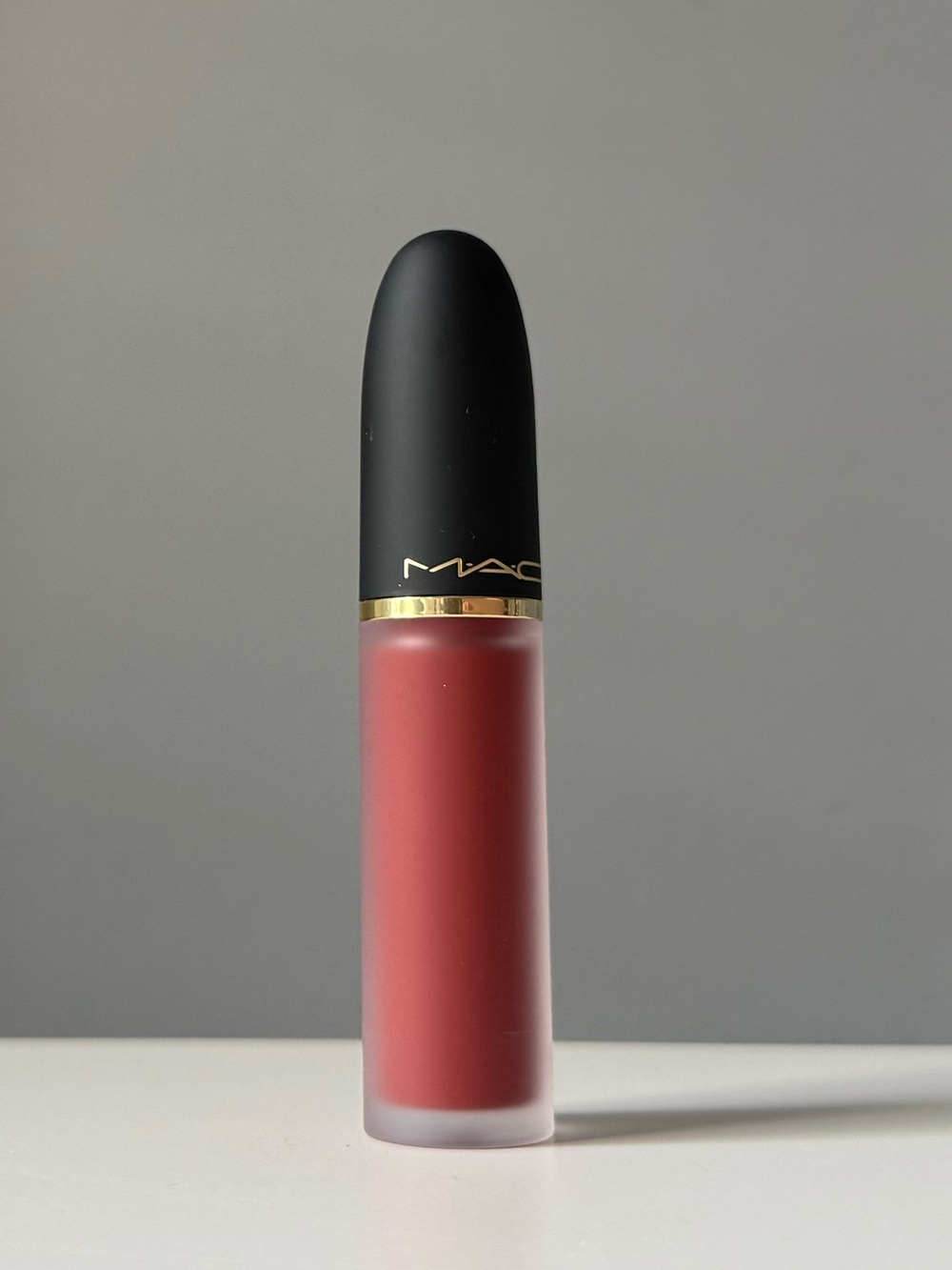 MAC Cosmetics Powder Kiss Lip + Cheek Mousse Lipstick - Devoted To Chili (Brick)